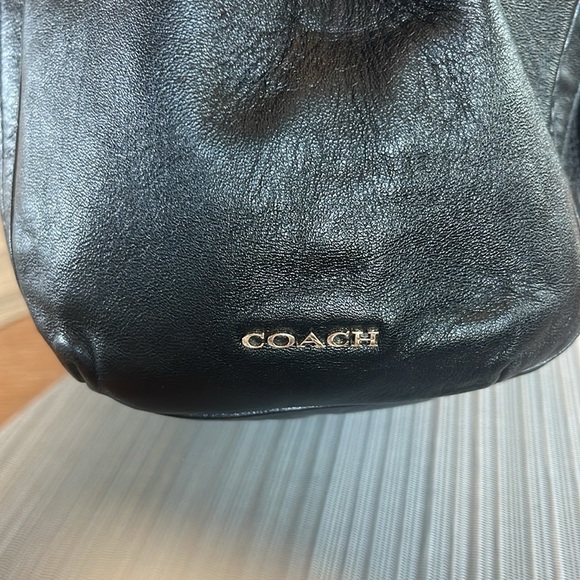 Coach Madison Madeline Gathered Twist Leather Satchel Shoulder Handbag - Picture 6 of 7